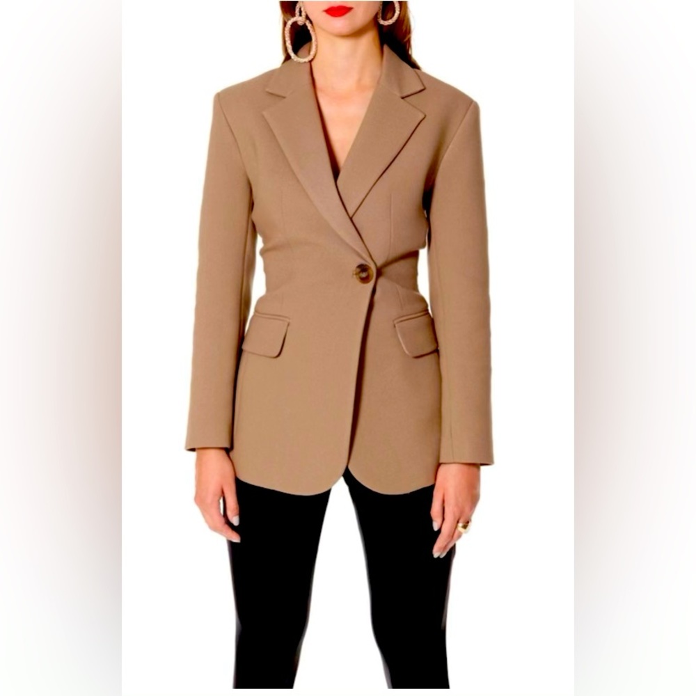NWT Isabella Natural Blazer Sz 40
